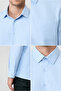 Long Sleeve Regular Fit Classic Collar Cotton Easy Iron Pocketed Oxford 4 Season Shirt - 4