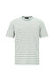 Crew Neck Regular Fit Mercerized Cotton Striped T-Shirt