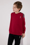 4-15 Years Old Licensed Us Polo Assn Boys Suit-Burgundy - 4