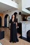 Low-Cut Waist Maxi Chiffon Dress - 2