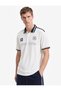 Comfortable Fit Color Contrast Polo Collar Short Sleeve Printed Sports T-Shirt - 2