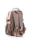 Premium Imported Waterproof Fabric Luxury School, Sports, Travel, Laptop Backpack with Pen Holder Salmon Mink 11E - 4