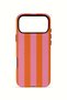 iPhone 17 Pro Max Vorian Dual Layer Case Tangerine Rose Stripe - 4