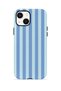 iPhone 14 Plus Vorian Double Layer Case Blue Gelato Stripe