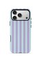 iPhone 17 Pro Max Vorian Double Layer Case Lilac Riviera Stripe