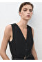 Striped Jumpsuit with Belt - 6