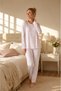 Angelique 100% Cotton Long Sleeve Women's Pajamas Set 21515-516 - 2