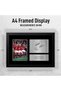 Alayra Framed Hojlund, Garnacho and Mainoo Gifts Printed Signed Autograph Picture for Football Fans and Supporters - A4 Framed - 2