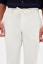 Ds Damat Slim Fit White Gofre Jogger Pants - 2