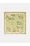 Peony Motif Scarf Pistachio Green