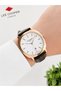 Leather Cord Calendar Dial 2 Years Warranty 5 Atm Water Resistant Men's Wristwatch 8248.432 - 2