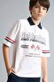 Oversize Polo Collar Pique Short Sleeve Polo T-Shirt for Boys H0981A826Sm