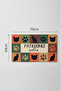 Pop-Art Cat Design Brown "Wipe Your Paws" Doormat - Digital Printed Base Door Mat - 3