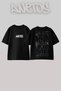 Breaking Bad Design Back Printed Cotton Black Oversize T-Shirt