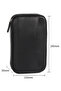 Leather Cigar Travel Case Set (Black) - 9