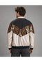 (7970) Recien Unisex Fur Collar Vintage Aztec Jacket Oversize 90S Coats Small / Medium Compatible - 4