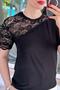 Lace Detail Viscose Blouse 6Y197 - 4