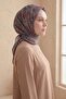 Soft Scarf Melodi Pattern Gray 90X90 - 3