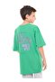 Boys Oversized T-shirt Short sleeve - Green - 2