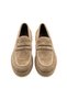 Italian Style Internal and External Natural Leather Suede Men's Shoes Beige T15217-09 - 2