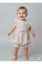 Baby Girl Muslin Fabric Ruffle Romper Jumpsuit - 2