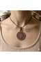 Velvet Copper Tree of Life Horus Copper Pendant Handmade Boho Spiritual Gift - 4