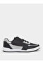 Men Black Color Block Lace-Up Sneakers