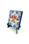 طاولة مكتبية من MDF مطبوعة بنمط بلاط إيزنيك العثماني 10x10 KD-39
