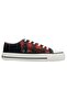 Men's vegan black sneakers - japanese skull design - 4
