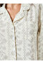 Cream Floral Print Shirt and Pyjama Set - 3