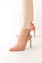Somo 10.5 cm Snakeskin Patterned Stiletto Pointed Toe Women's Heeled Shoes - 2