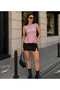 Women's Polka Dot Crew Neck Peplum Sleeveless Summer Blouse - 4