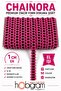 Fuchsia Black Chainora Premium Chain Form Woven Decorative Ribbon – 5 Meters