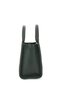 Women's Leather Mini Green Shoulder Bag with Zipper Closure and Logo Detail - 4