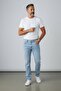 Men's Regular Fit Denim Trousers Casual Comfortable Cut Stylish Basic Jeans - 7