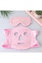 2-Pack Mask Set Hot/Cold Application Face and Eye Mask Mask for Headaches, Eye Strain, Stress - 6
