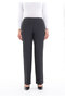 High Waist Pipe Leg Maxi Length Trousers
