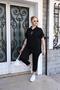 Plus Size Modal Fabric Polo Collar Set - 2