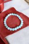 Aquamarine Bracelet Natural Gemstone Bracelet - 2
