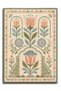 Sdt Pastel Flower Garden Motif Green Background Woven Base Decorative Carpet Sdt1058 - 3