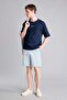 Boxy Fit Slogan Printed Short Sleeve T-Shirt H6303Ax26Sm - 2