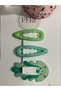 Peri̇ 2-Pack Set of 6 Luxury Figured Side Clasp Set - Pastel Colored Wavy Snap Clasp Pack - Children's and Young Girls' Accessory - 2