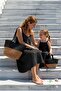 Straw Bag Straw Beach Bag Beach Mommy Daughter Model - 2