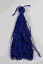 Cobalt Blue Vavel Wavy Decorative Ribbon – 1 cm Thin Zigzag Ribbon 10 Meters