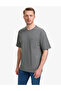Anthracite Comfort Fit 100% Cotton Crew Neck Basic T-Shirt 50325300-Vr006
