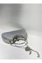 Silver Color Big Stone Material Design Evening Dress Clutch Chain Strap Handheld Wedding Engagement Evening Bag - 3