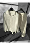 Linen Ecru Shirt g Baggy Pants Modern Cut Oversize Set - 2
