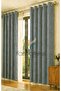 Indigo Velvet Rustic Velvety Fabric Curtain