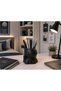 Astronaut Pen Holder Black - Desktop Organizer 10X9X10 cm