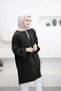 6346 - Comfortable Zippered Pocket Long Tunic with Cuff Detail - 4